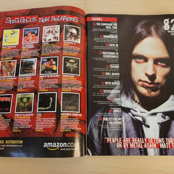 ROCK SOUND UK Magazine #82 March 2006 BULLET FOR MY VALENTINE In Flames Trivium - Picture 2 of 5